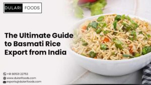 Basmati Rice Export From India